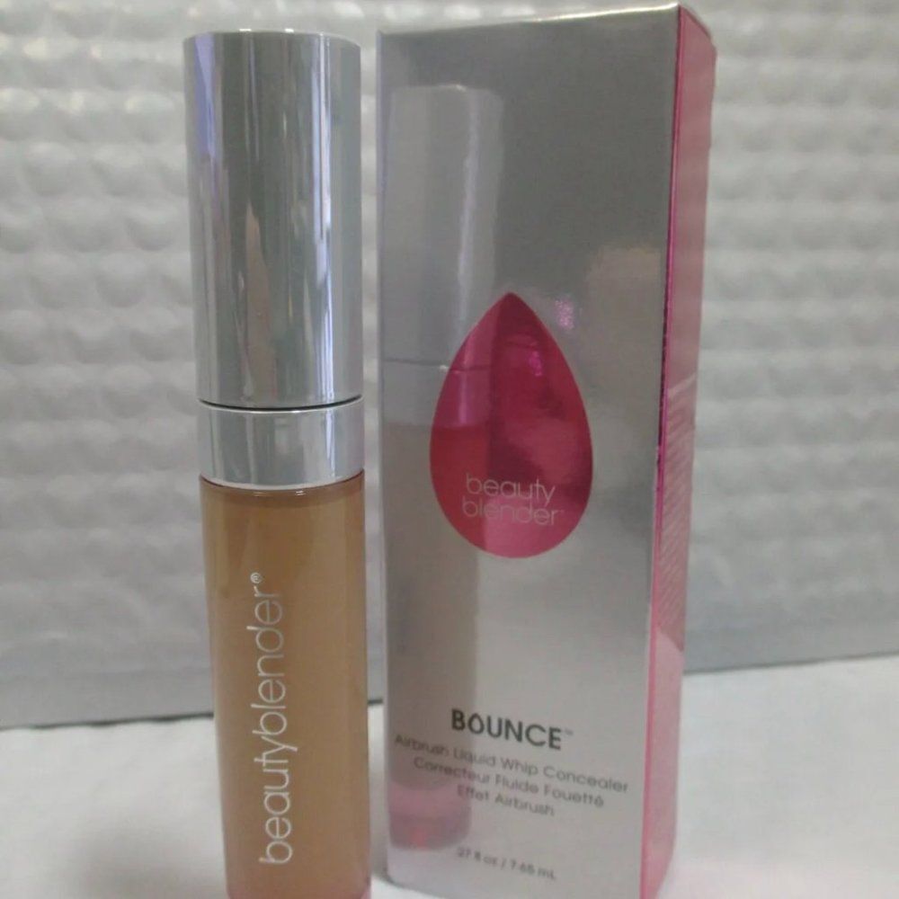 BeautyBlender Bounce Airbrush Liquid Whip Concealer MED HONEY NIB .27oz
